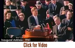 American Values – Excerpts from President John Fitzgerald Kennedy Speeches