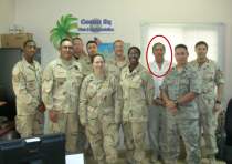 379th ECS Plans and Programs with office personnel where Marko worked in 2008