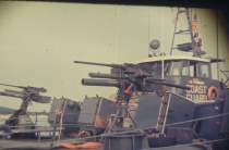 Marko and his team mates will board this U.S. Coast Guard craft to travel the coast line up Phu Quoc Island