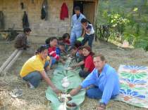 Marko on picnic in the foothills of the Himalayan Mountains