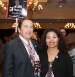 Marko and wife at the Hispanic Chamber of Commerce Political HobNob gathering